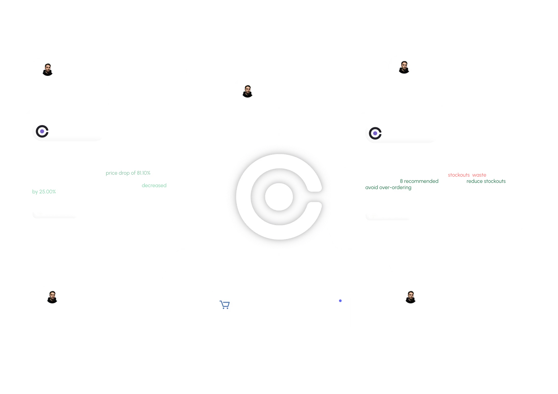Wox AI surfacing inventory insights, price drops, stockout alerts, and ordering recommendations